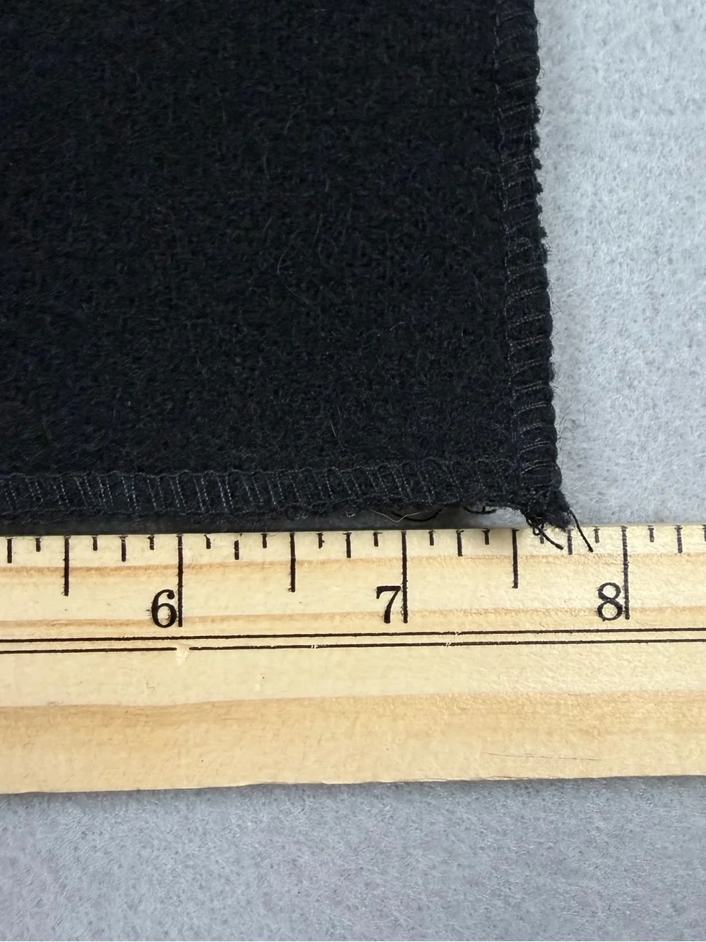 Vintage Woolrich Black Wool Scarf 57 x 7.5 In Classic Long Throw Cold Accessory